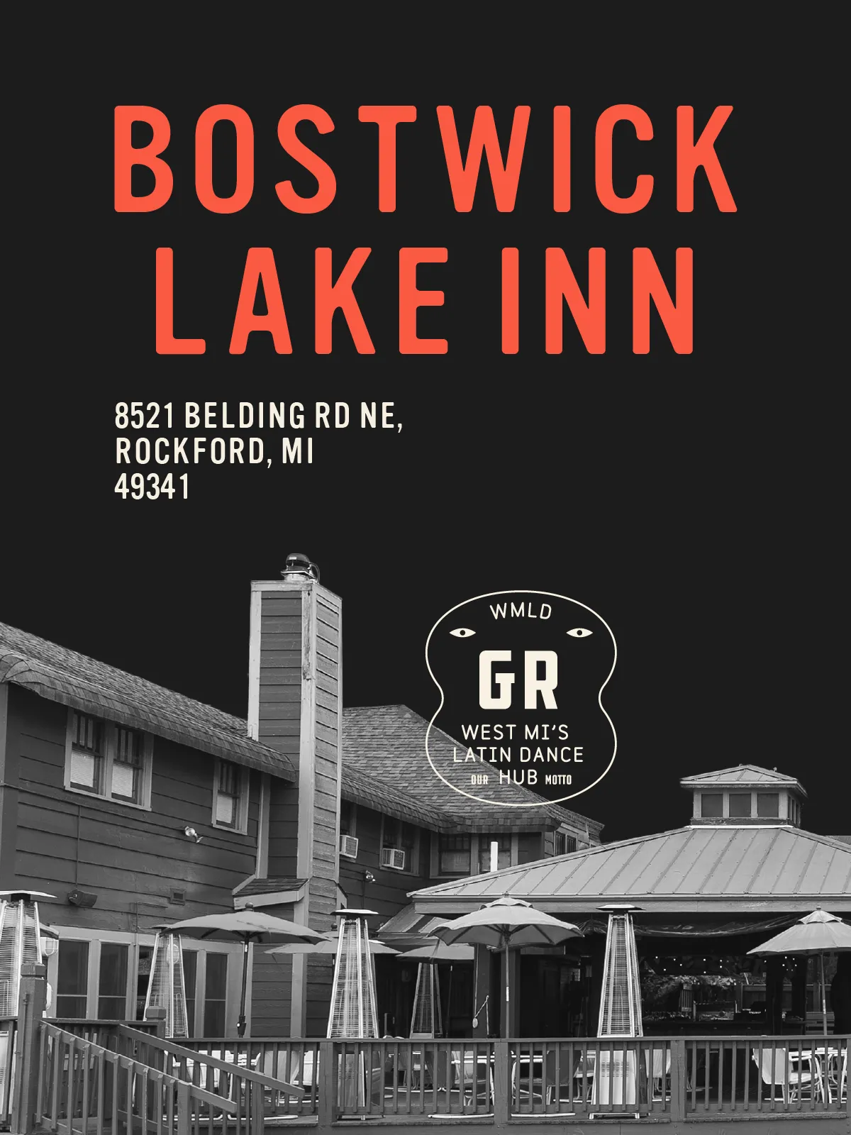 Bostwick Lake Inn – 8521 Belding Rd NE, Rockford, MI 49341